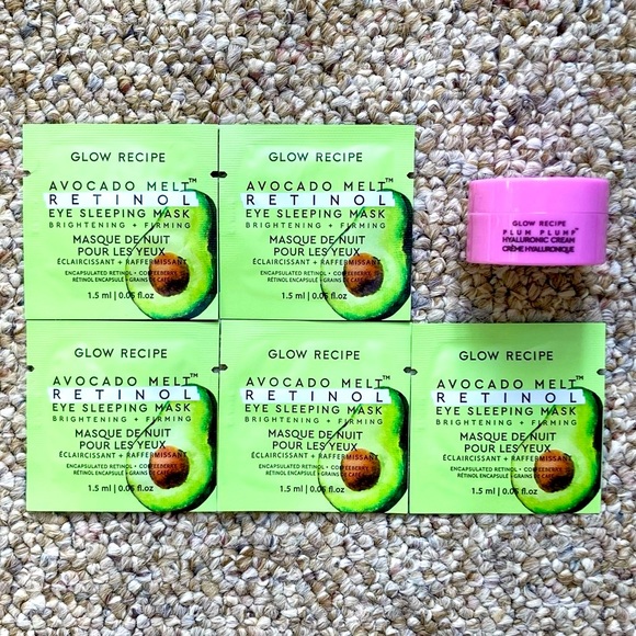 Glow Recipe Skincare Glow Recipebundle Avocado Eye Cream W Retinol Plum Plump Hyaluronic
